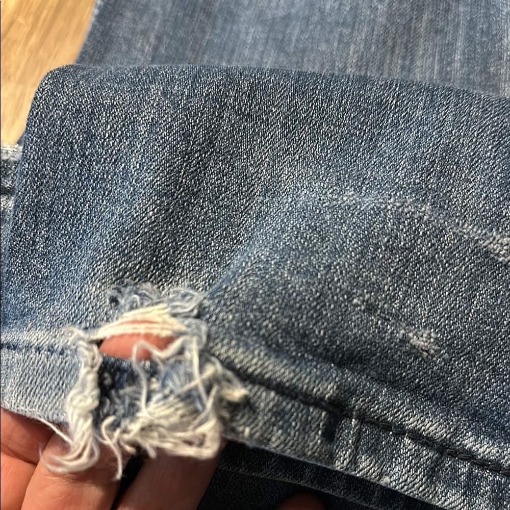 Miss Me Blue Embellished Designer Jeans. Sz 26 Boot - Picture 16 of 16
